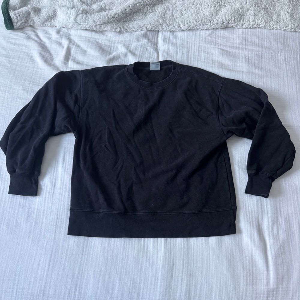 TNA Black Crewneck Sweater